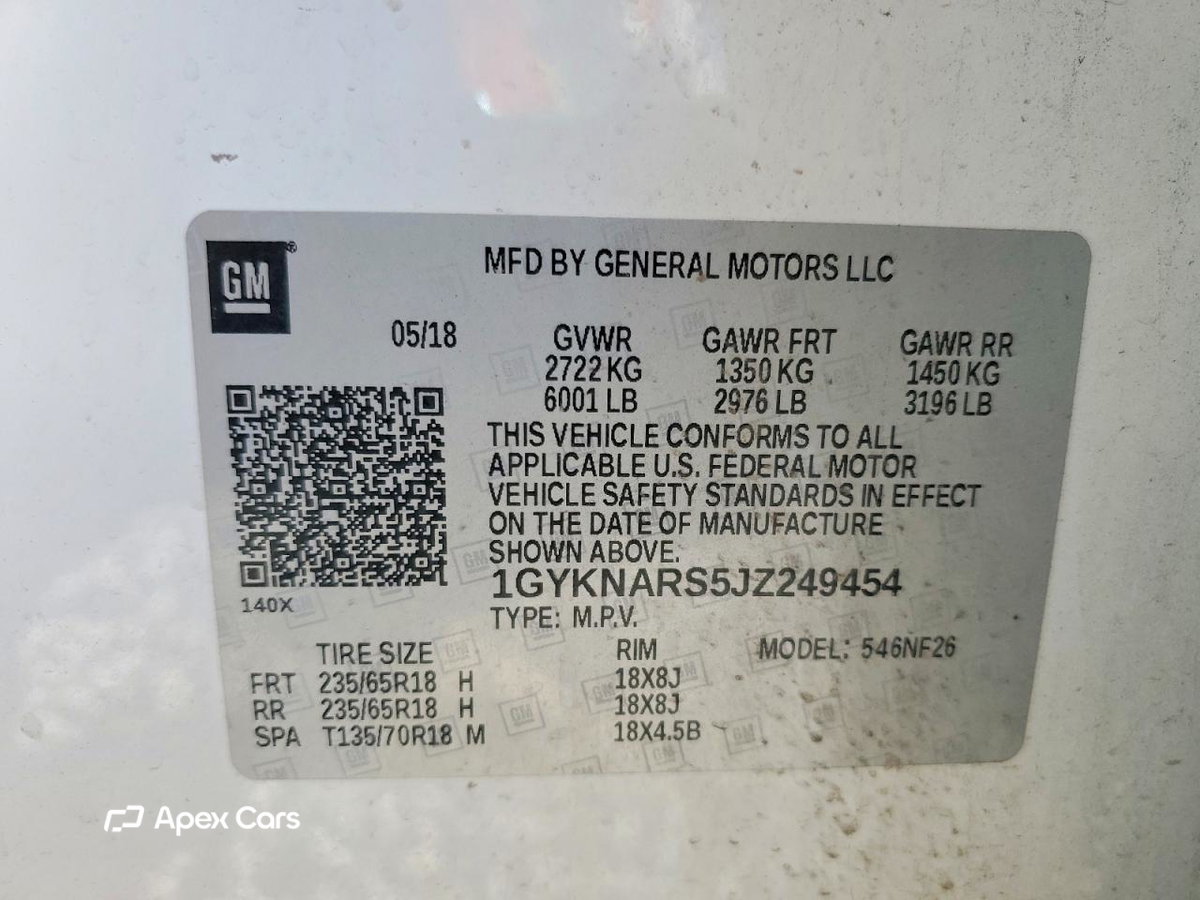 Cadillac XT5 2018