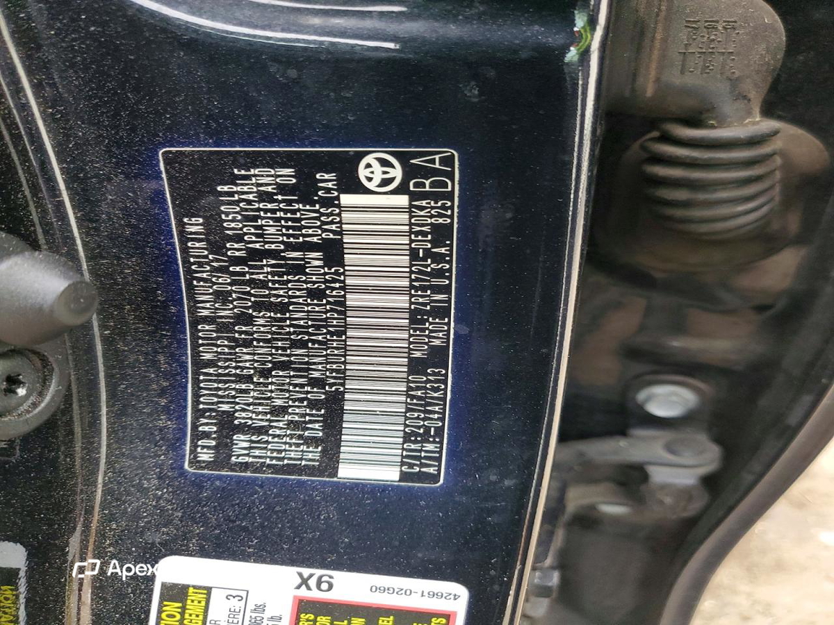 Toyota Corolla 2017