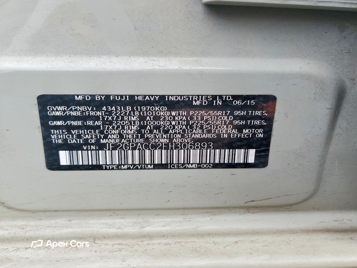 Subaru XV 2015