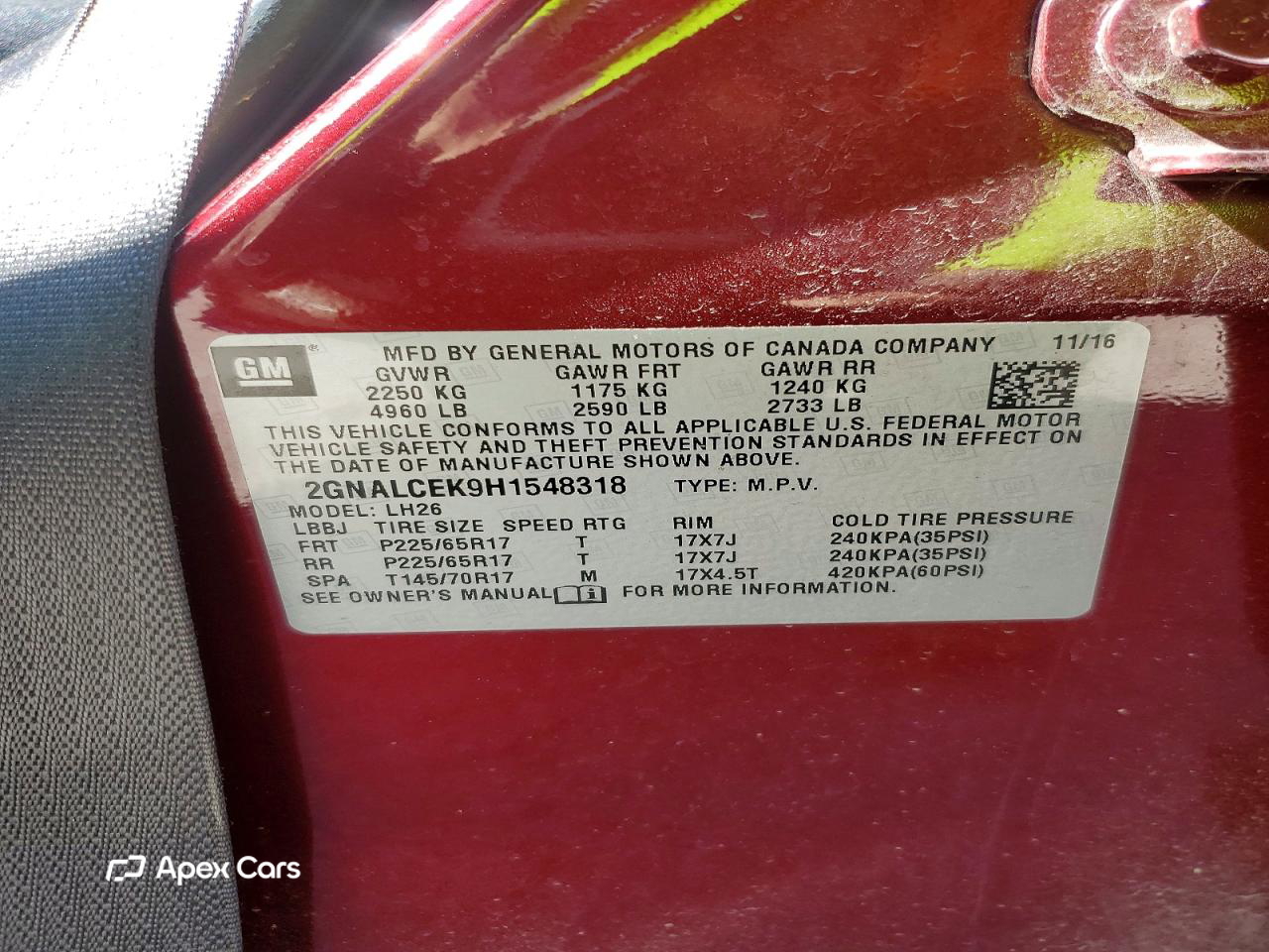 Chevrolet Equinox 2017
