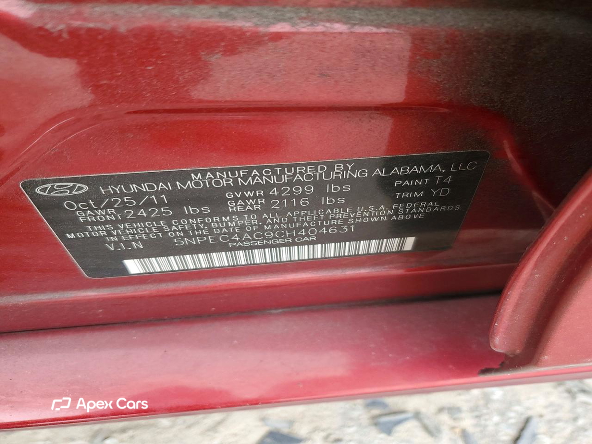 Hyundai Sonata 2012
