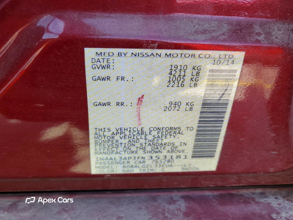 Nissan Altima 2015