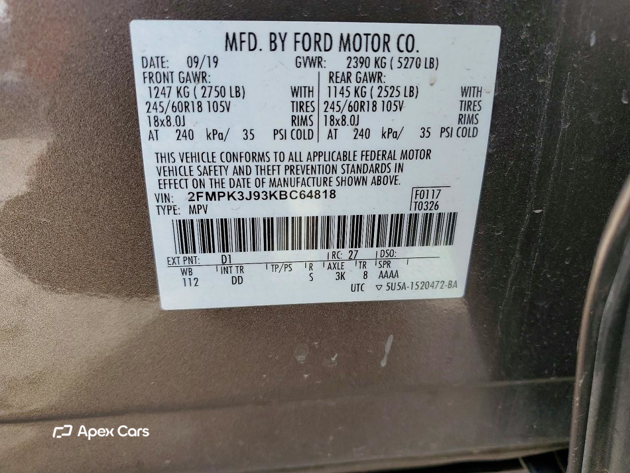 Ford Edge 2019