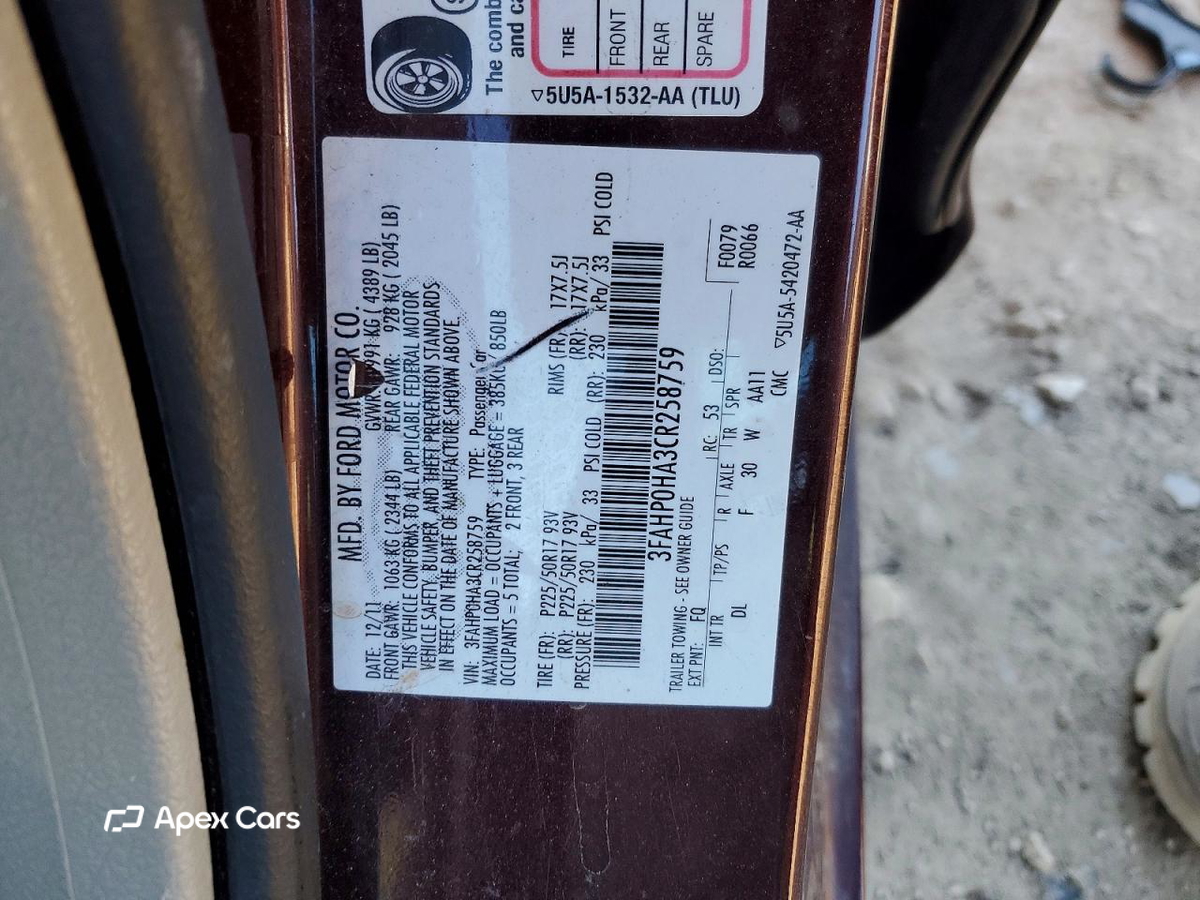Ford Fusion 2012