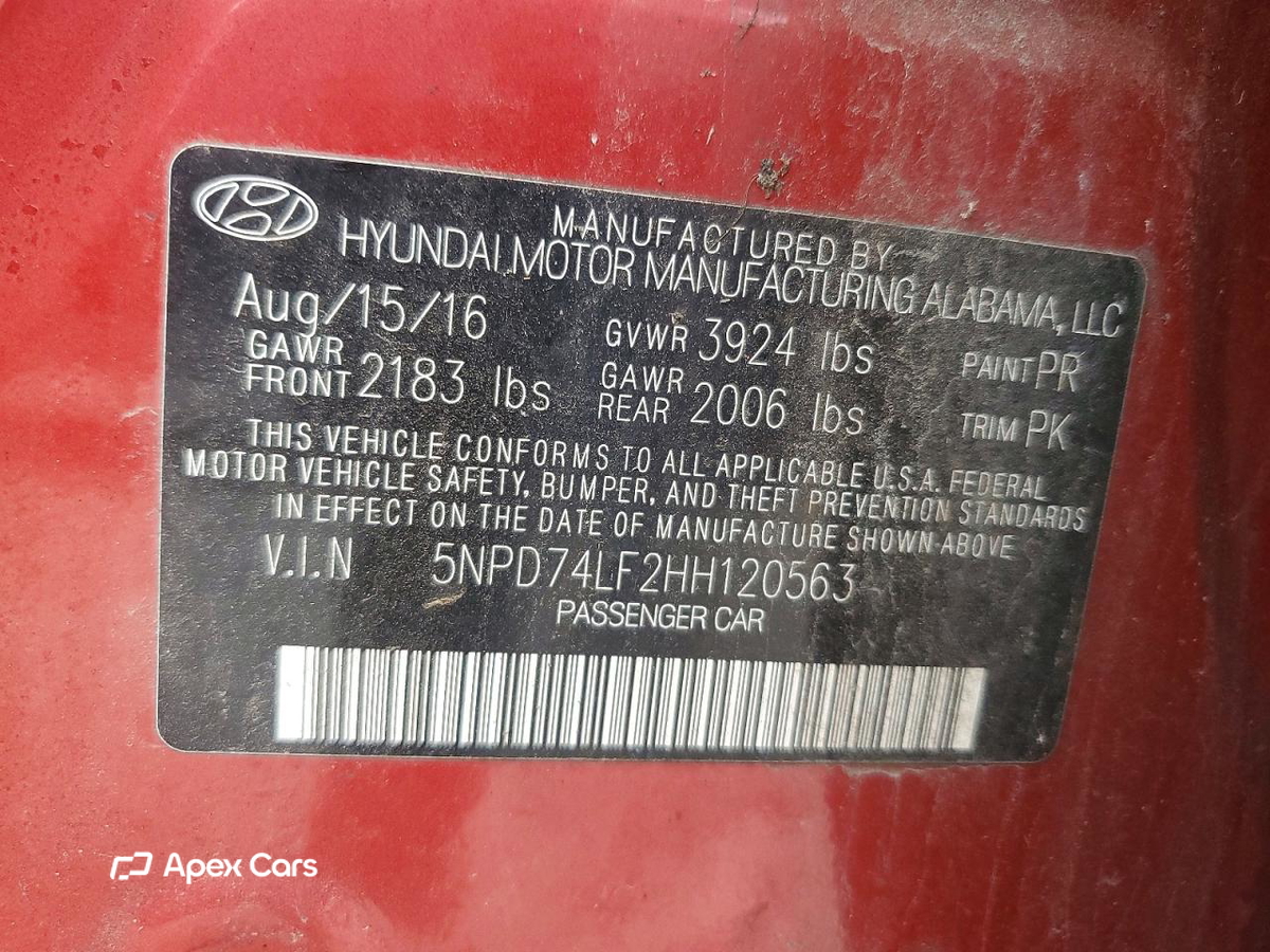 Hyundai Elantra 2017
