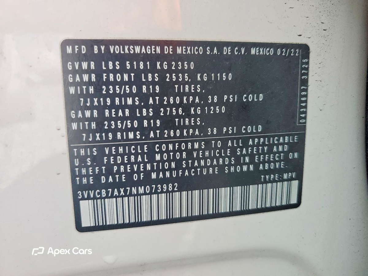 Volkswagen Tiguan 2022