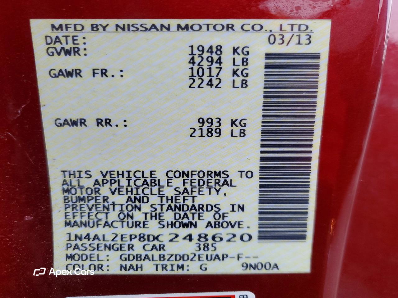 Nissan Altima 2013