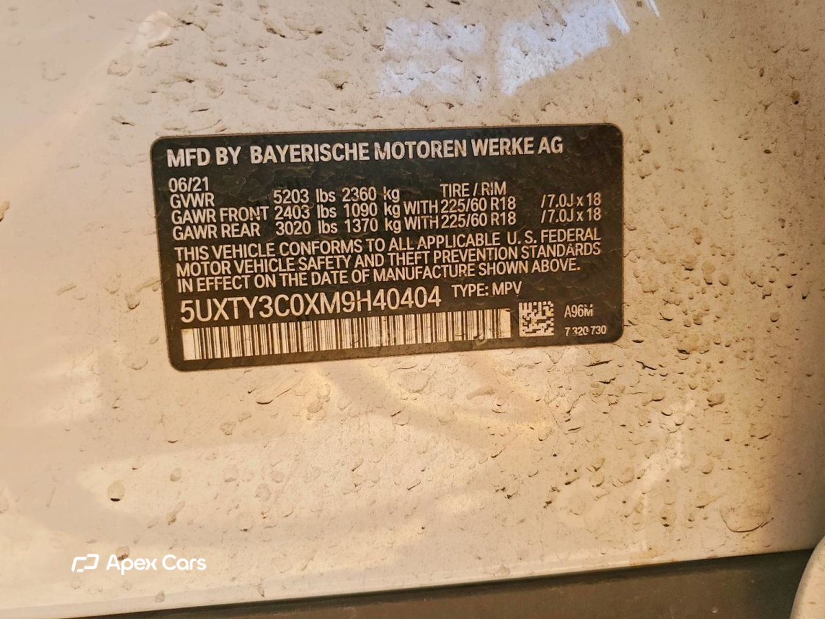 BMW X3 2021