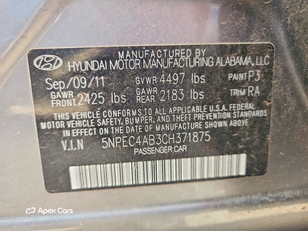 Hyundai Sonata 2012