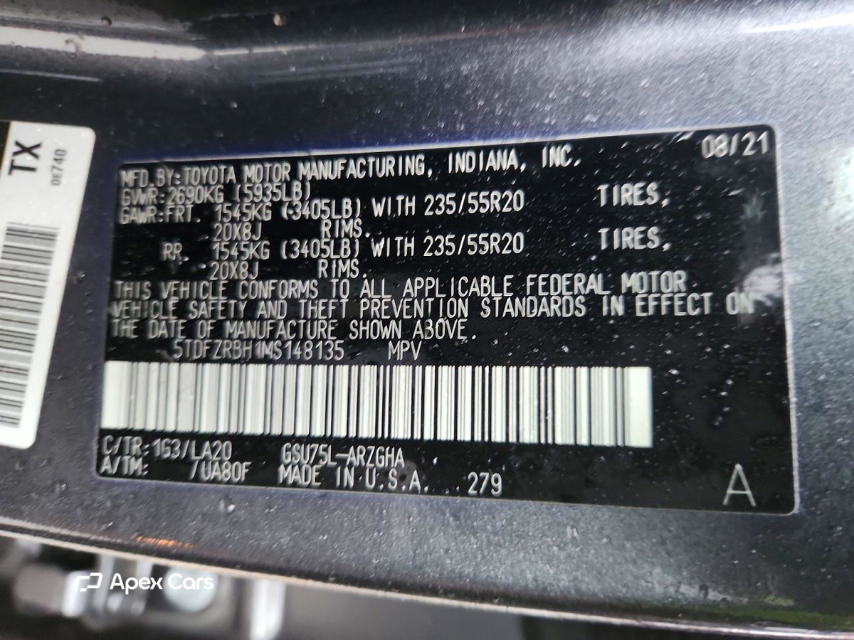 Toyota Highlander 2021