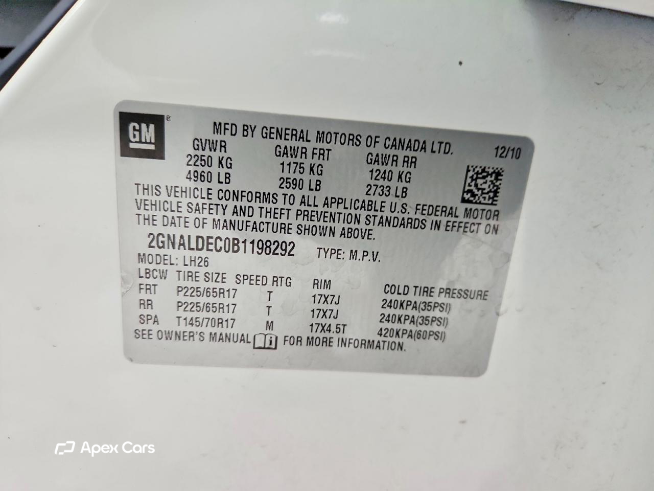 Chevrolet Equinox 2011