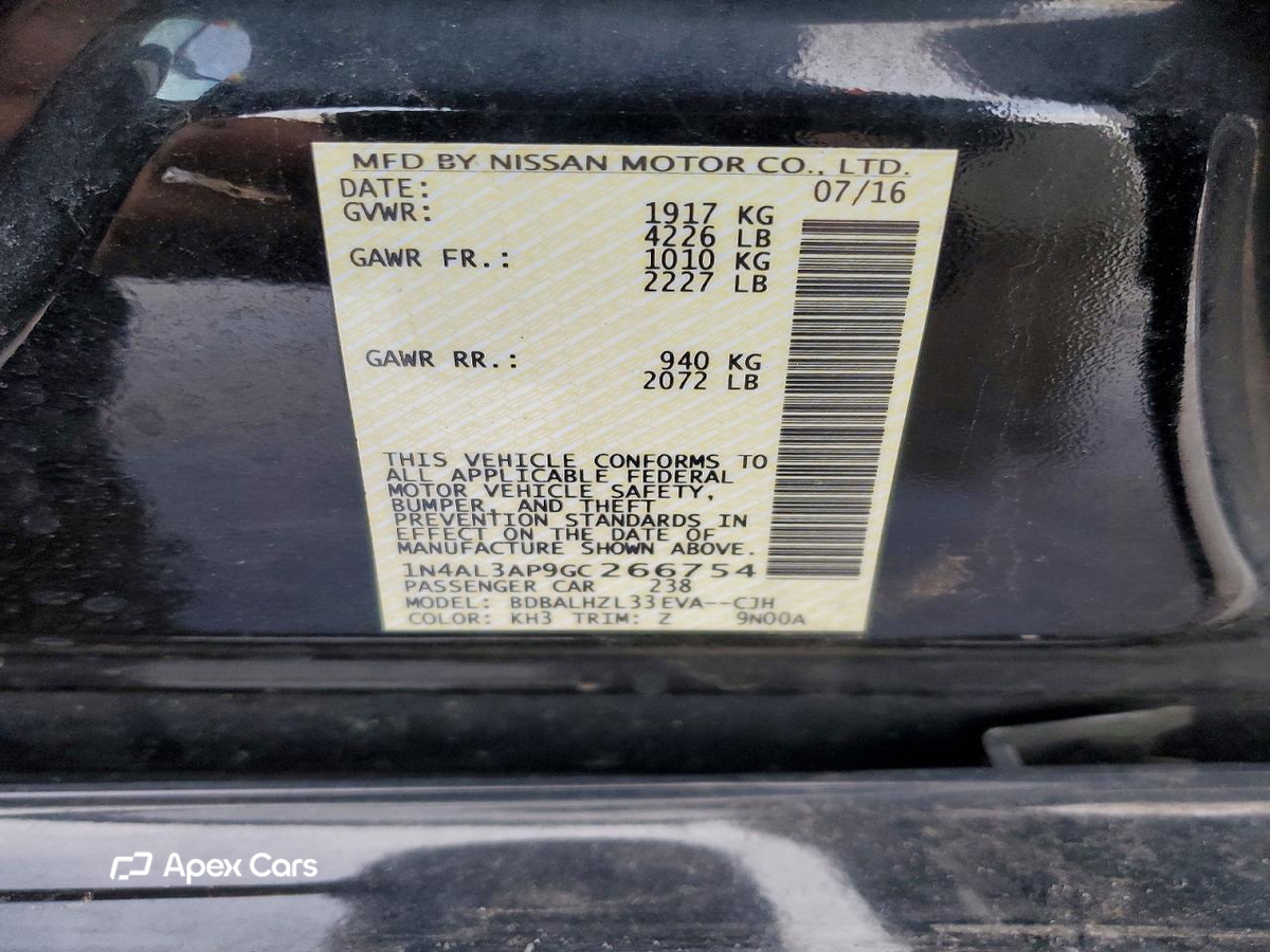 Nissan Altima 2016