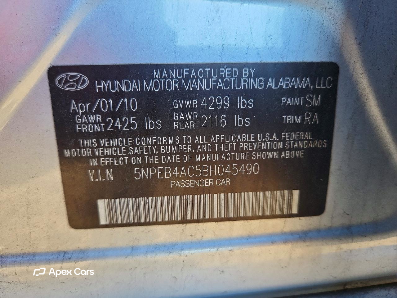 Hyundai Sonata 2011