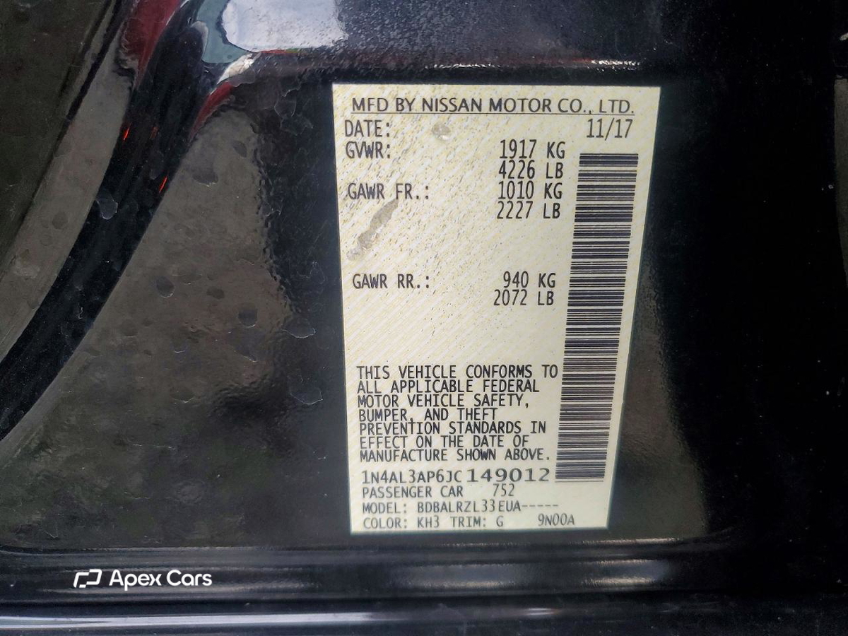 Nissan Altima 2018