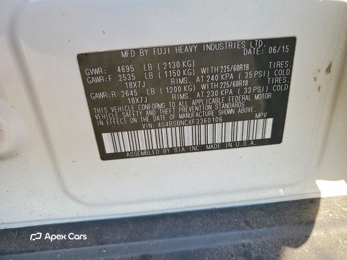 Subaru Outback 2015