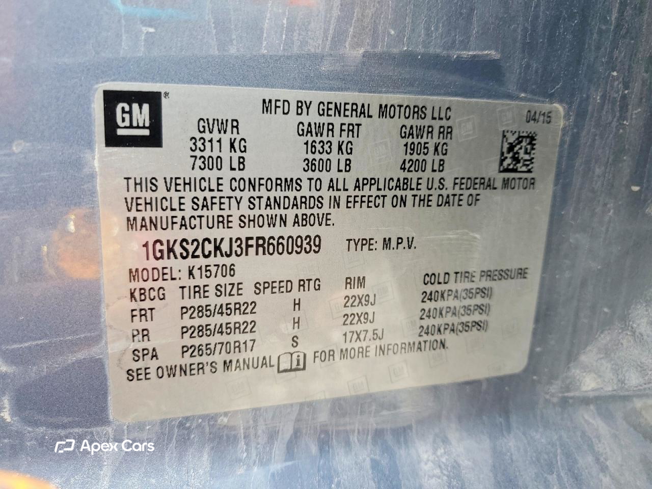 GMC Yukon 2015