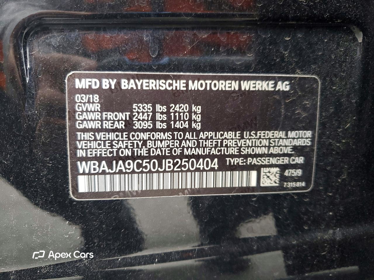 BMW Series 5 2018