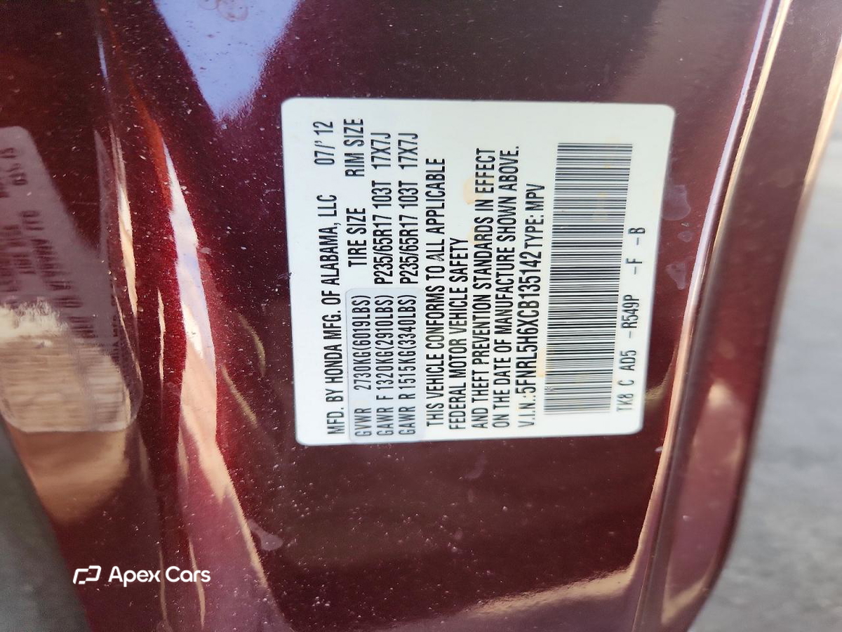 Honda Odyssey 2012