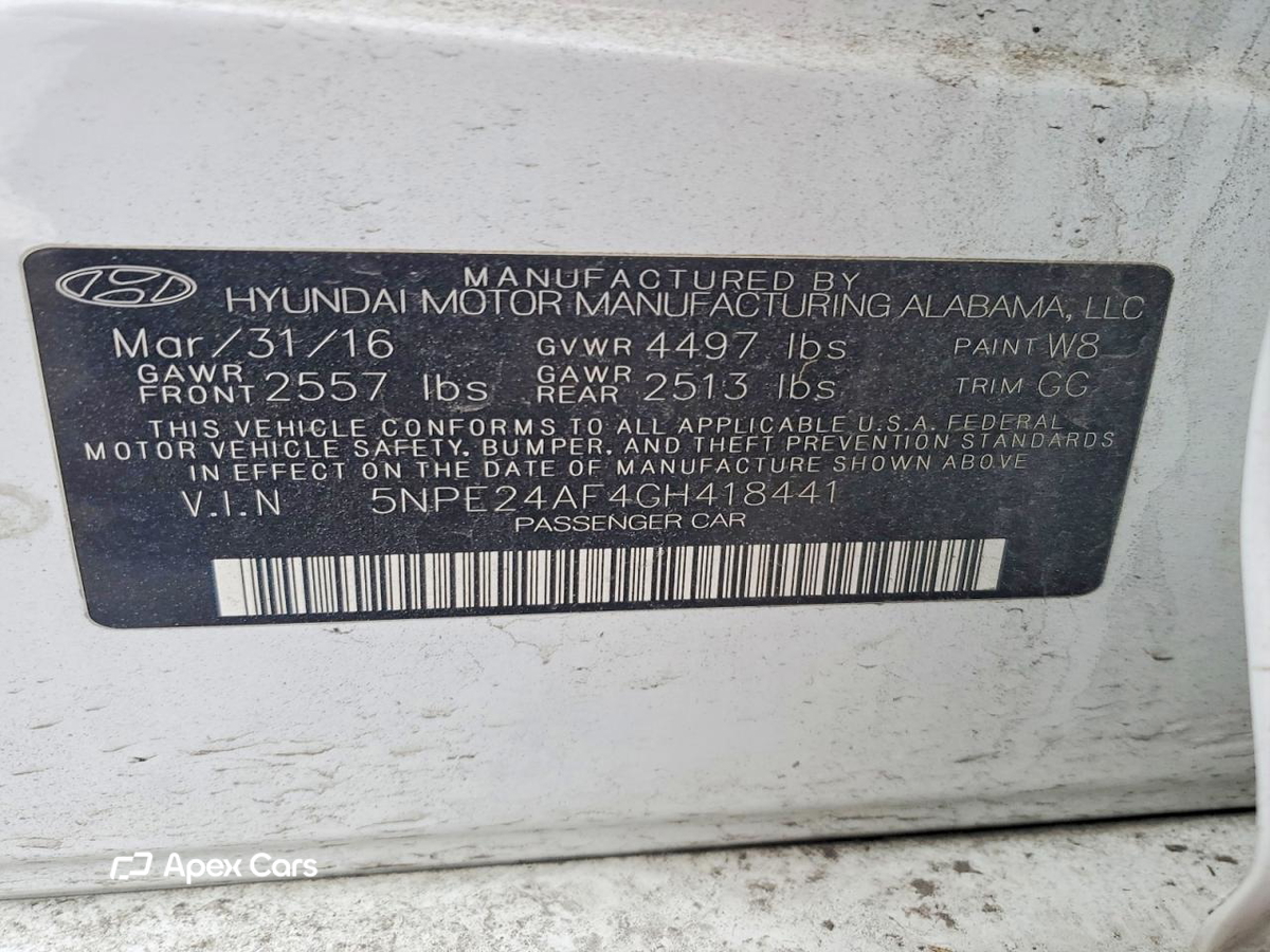 Hyundai Sonata 2016