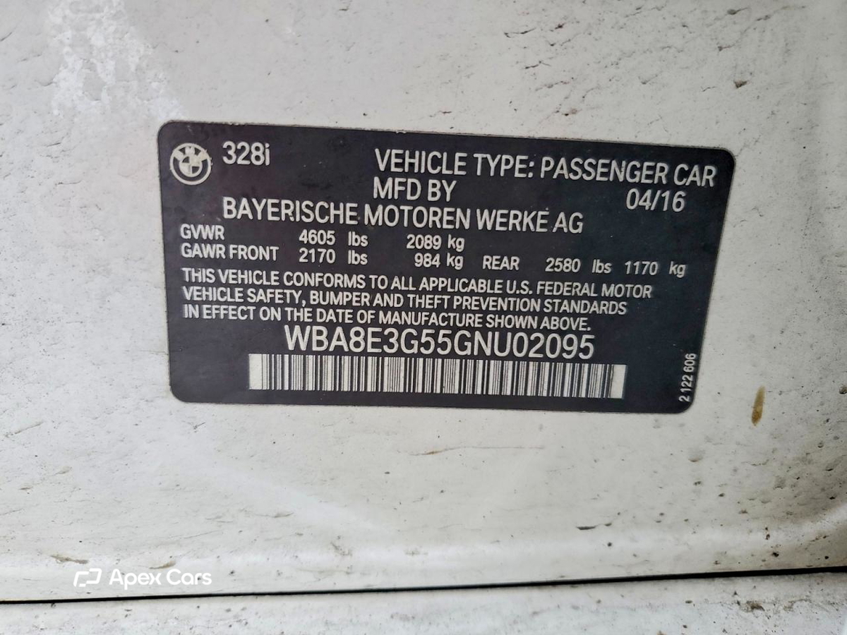 BMW Series 3 2016