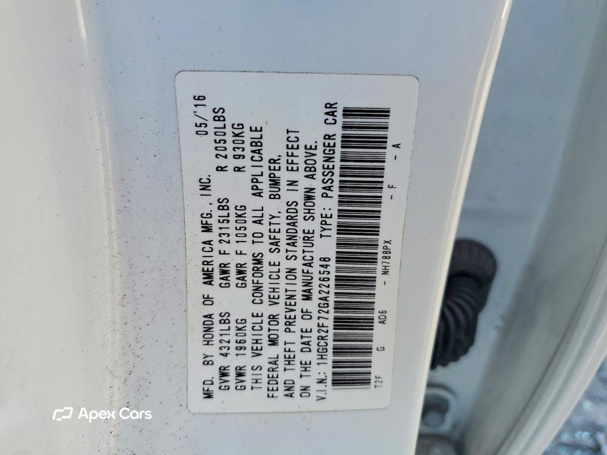 Honda Accord 2016