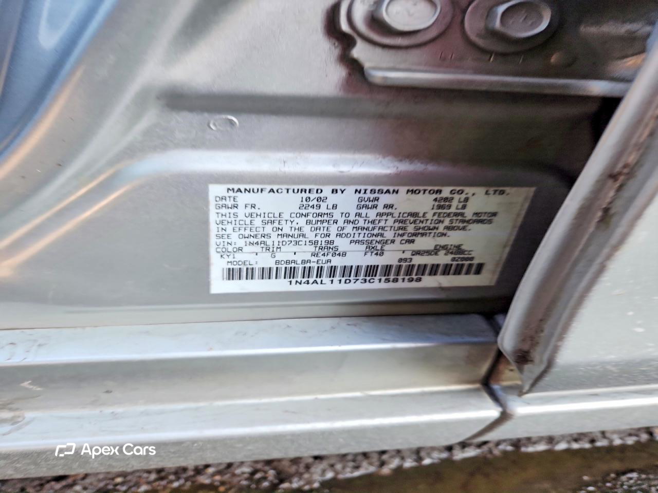 Nissan Altima 2003