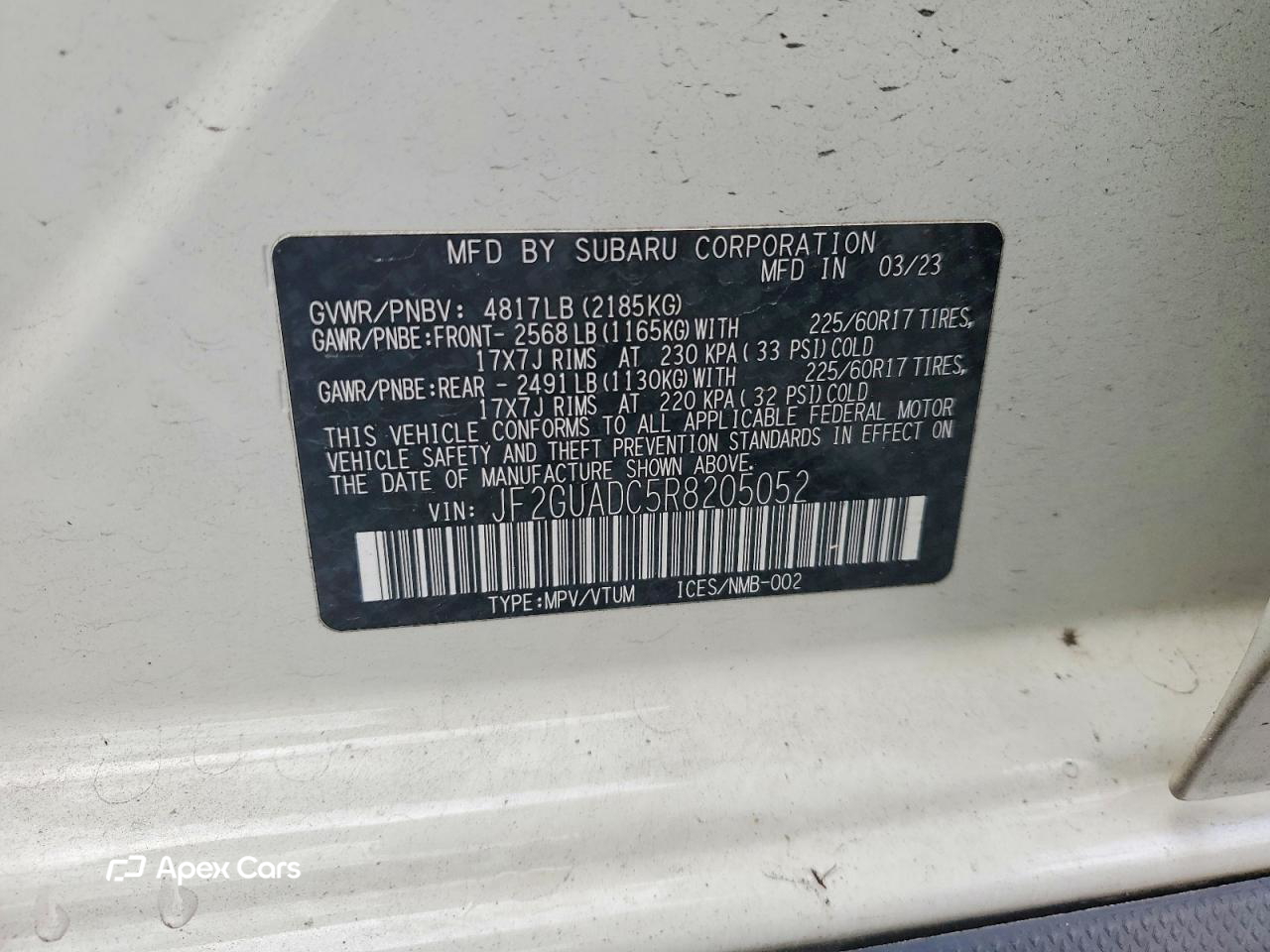 Subaru XV 2024