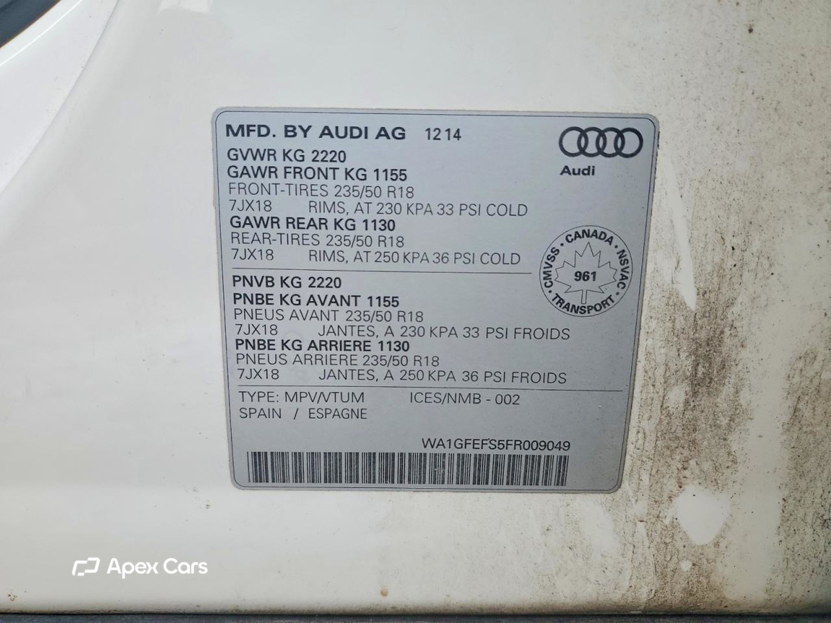 Audi Q3 2015