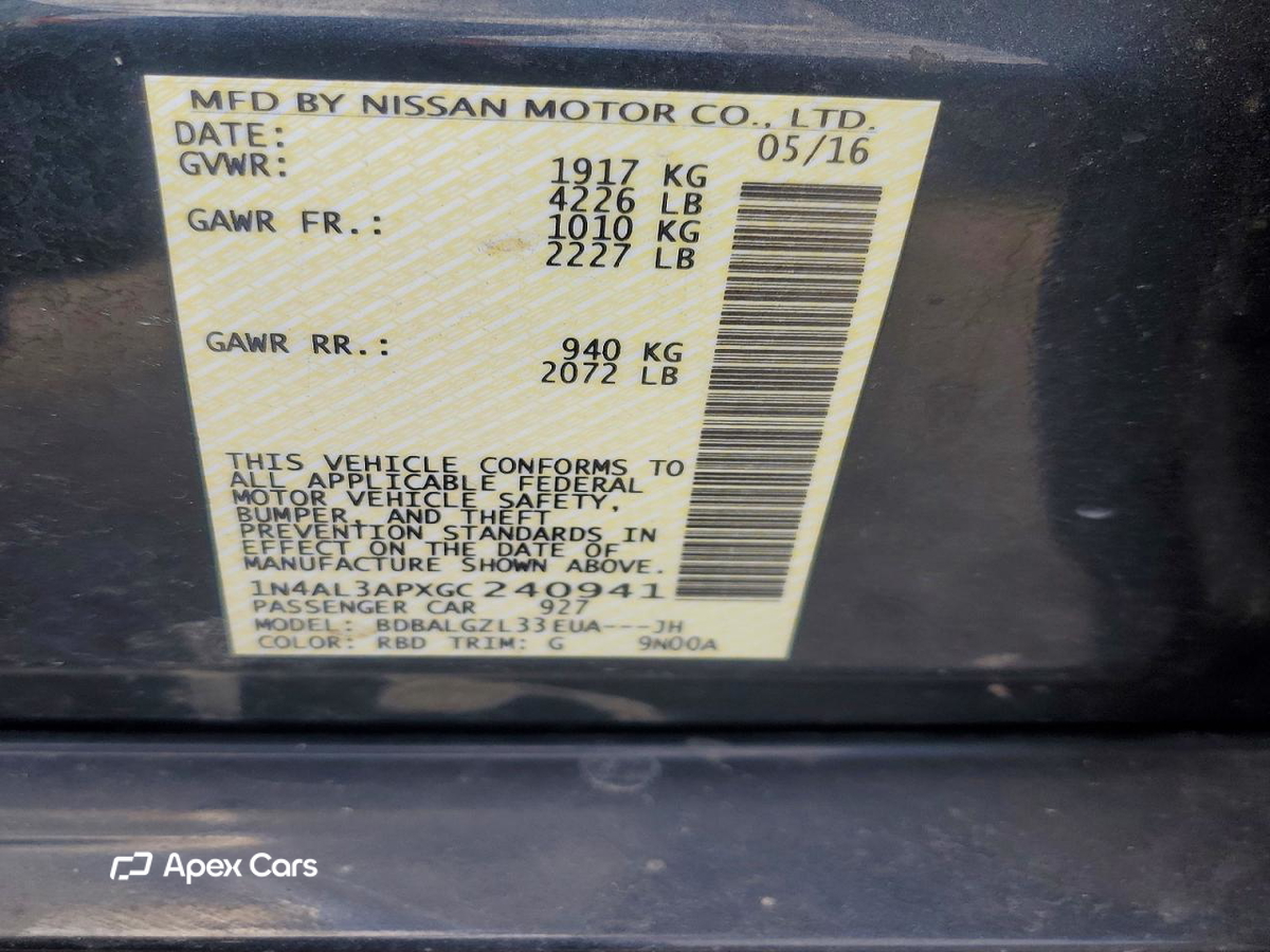 Nissan Altima 2016