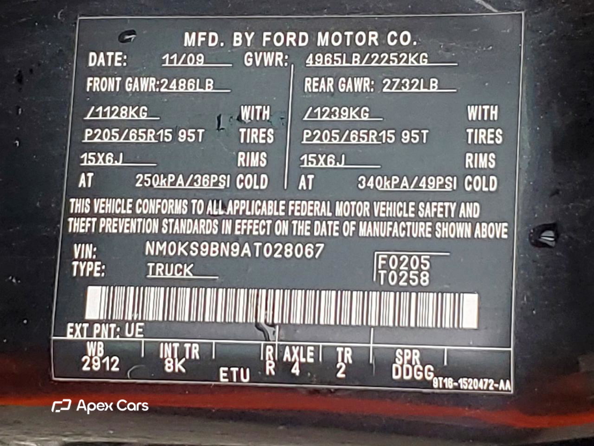 Ford Transit 2010