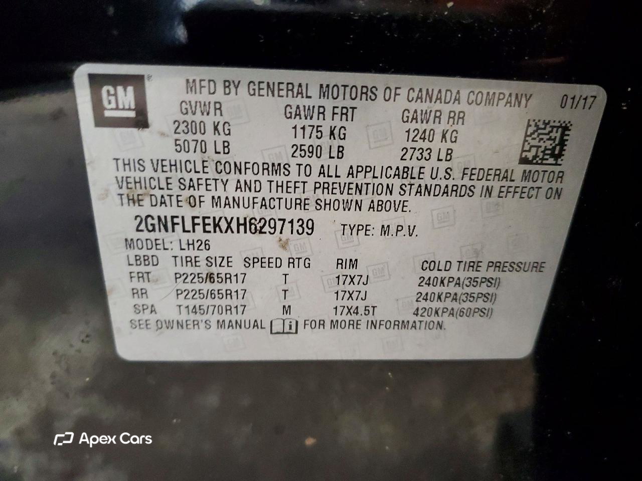 Chevrolet Equinox 2017
