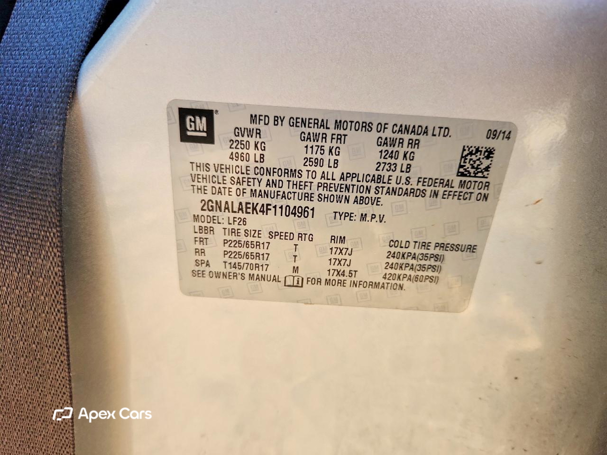 Chevrolet Equinox 2015