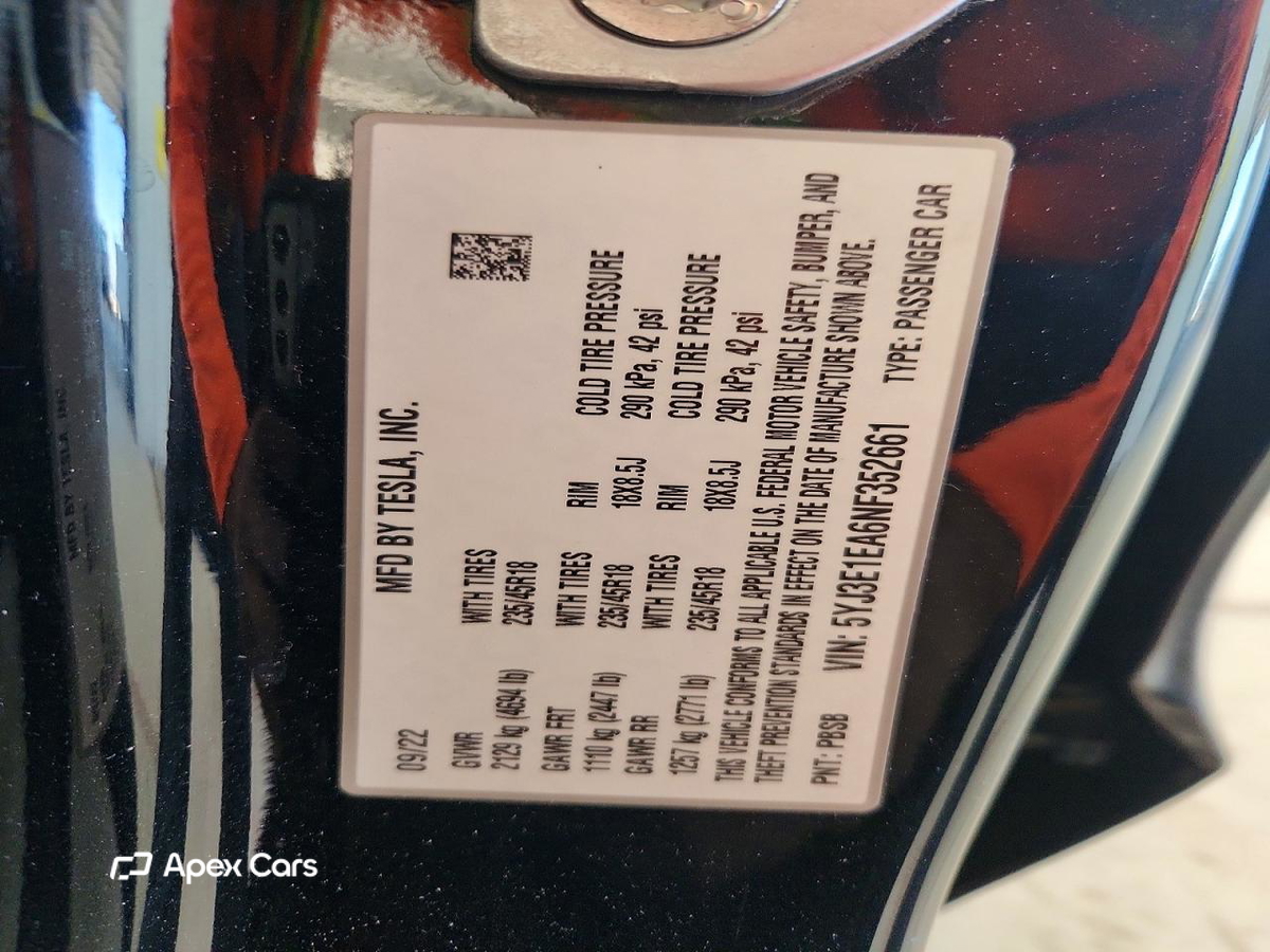 Tesla Model 3 2022