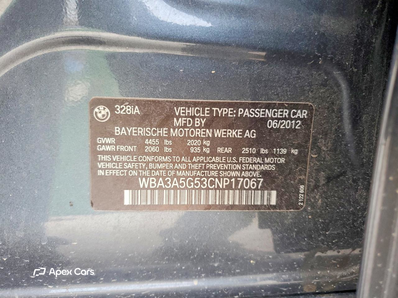BMW Series 3 2012