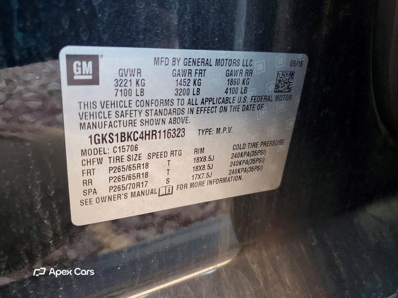 GMC Yukon 2017