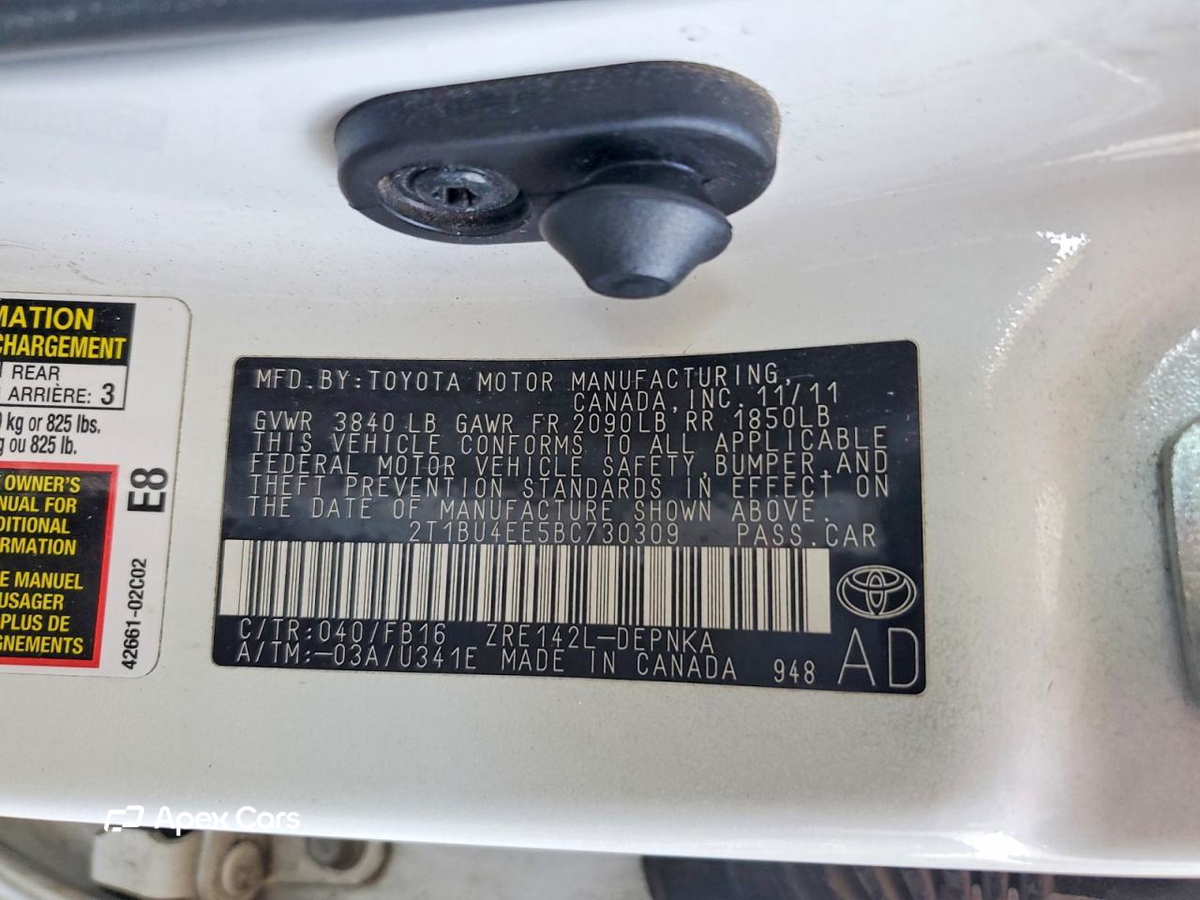 Toyota Corolla 2011