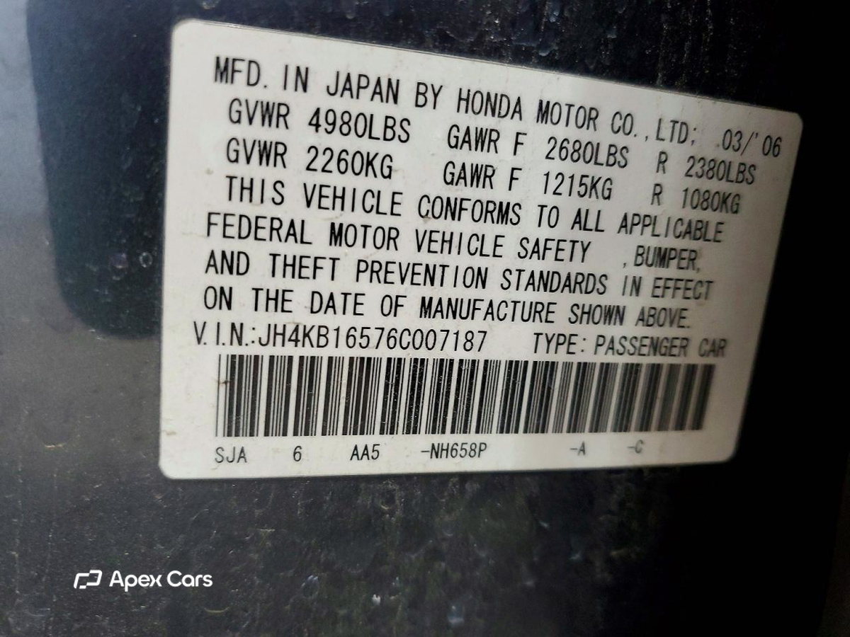 Acura RL 2006