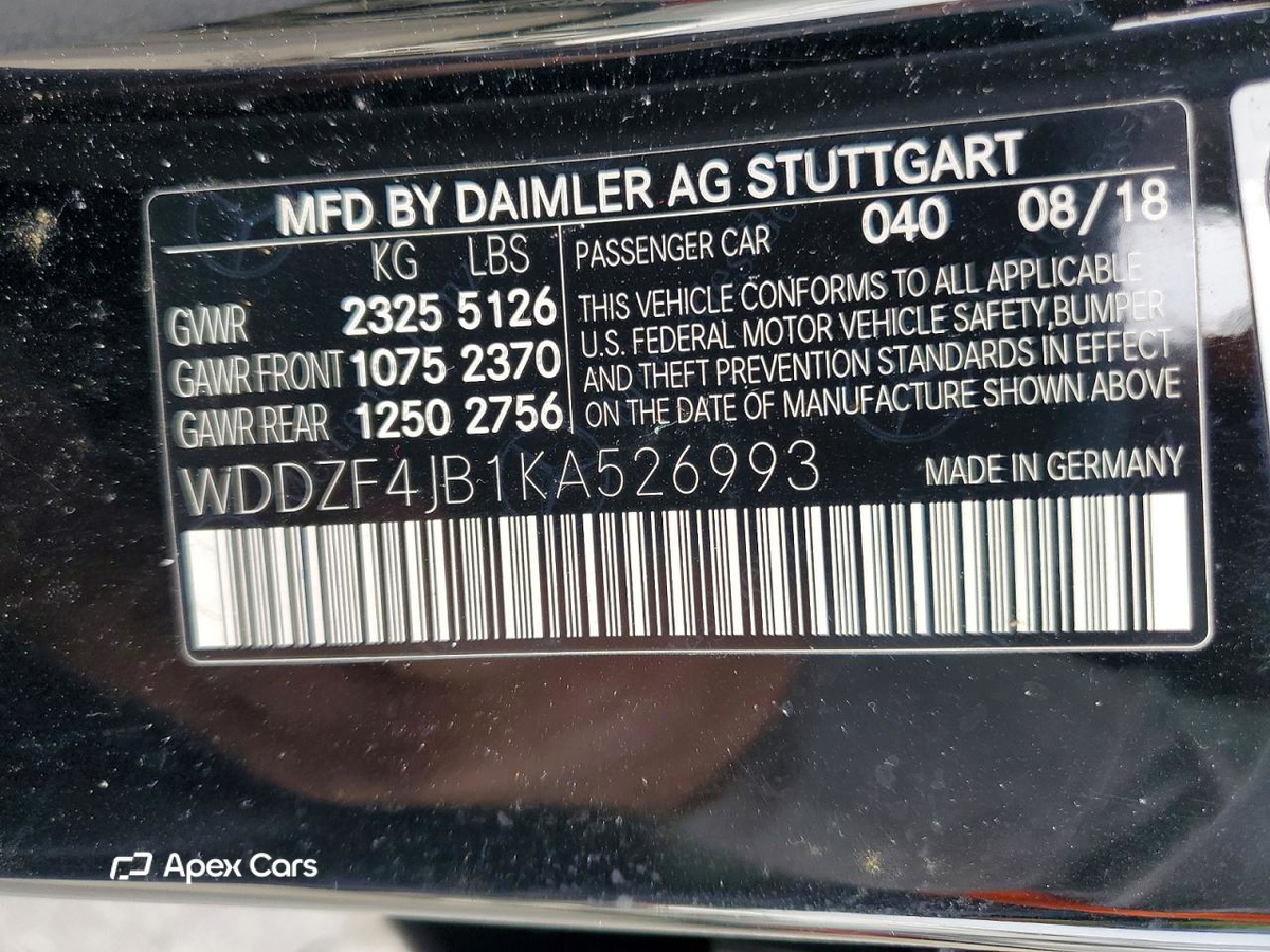 Mercedes-Benz E-klasse 2019