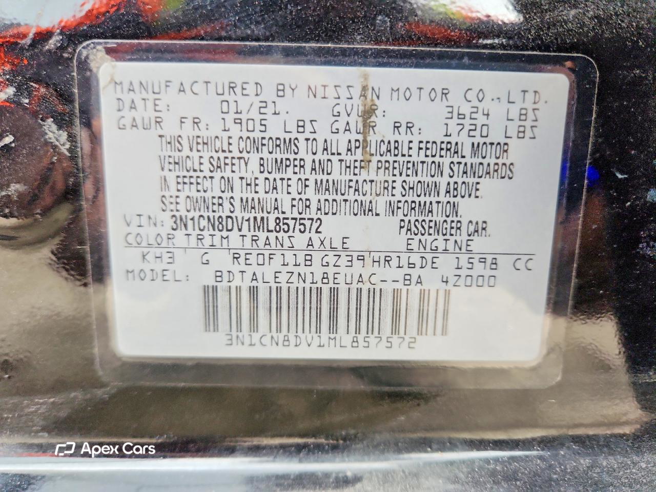 Nissan Versa 2021