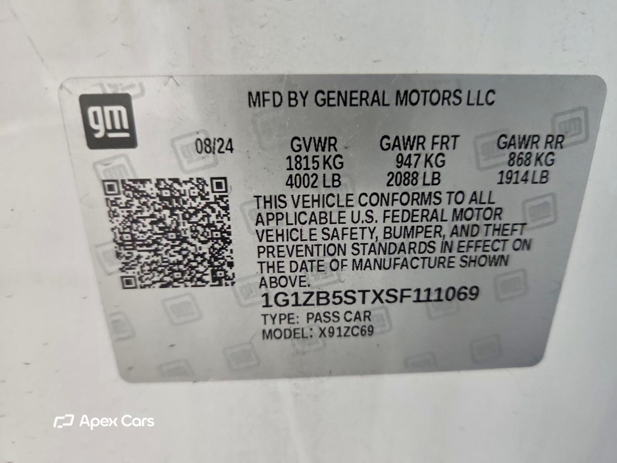 Chevrolet Malibu 2025