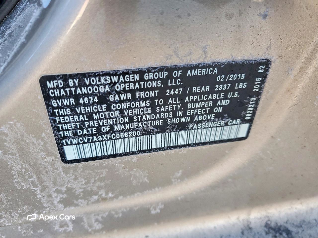 Volkswagen Passat 2015