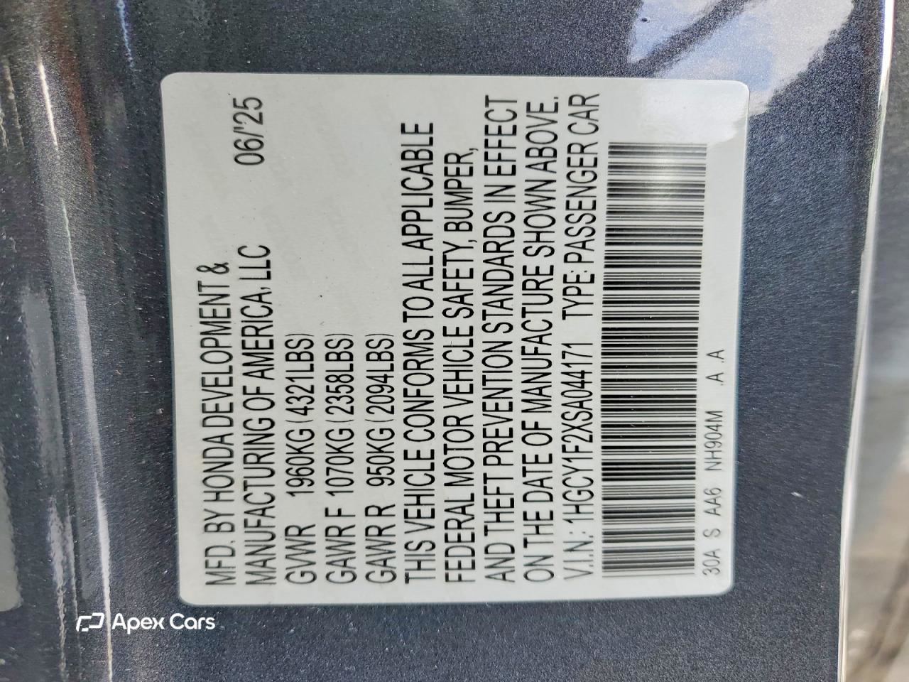 Honda Accord 2025