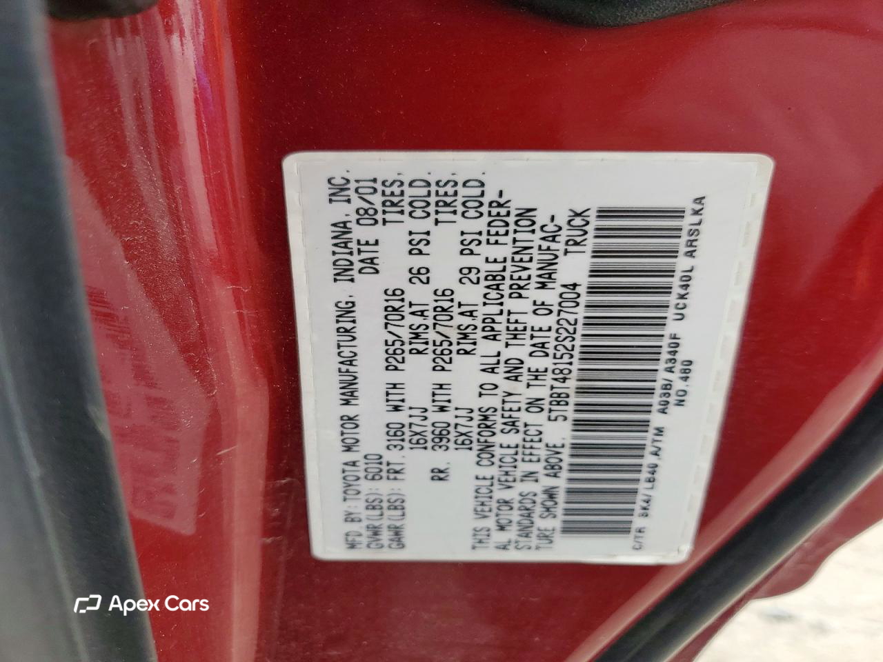 Toyota Tundra 2002