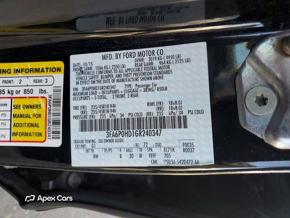 Ford Fusion 2016