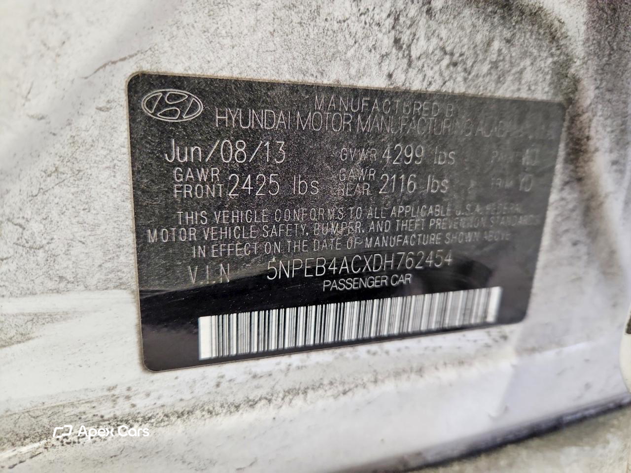 Hyundai Sonata 2013