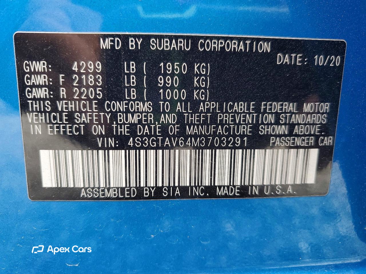Subaru Impreza 2021