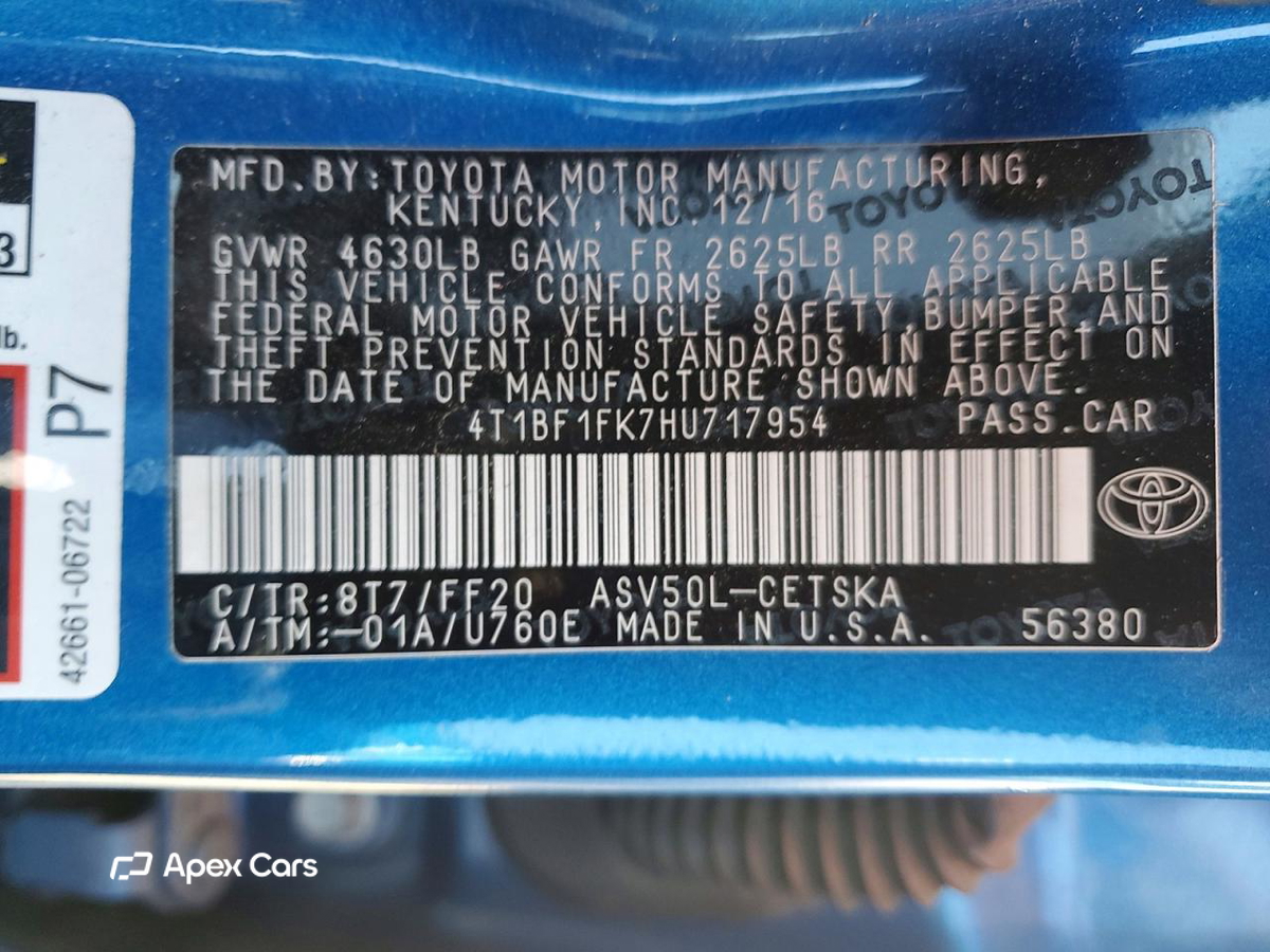 Toyota Camry 2017