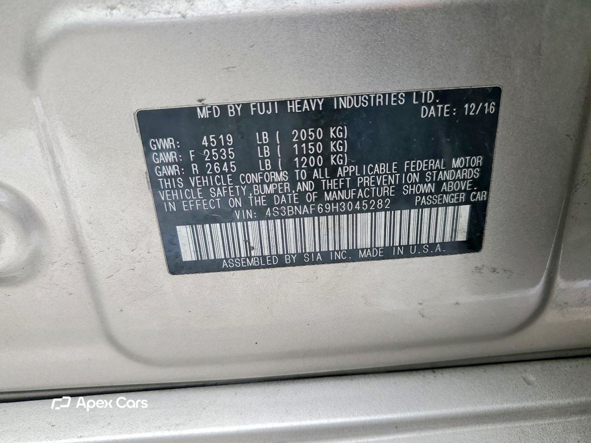 Subaru Legacy 2017