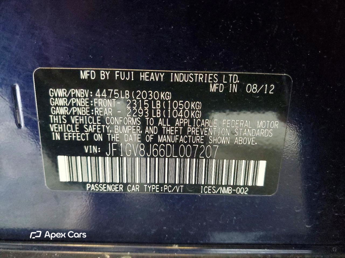 Subaru Impreza 2013