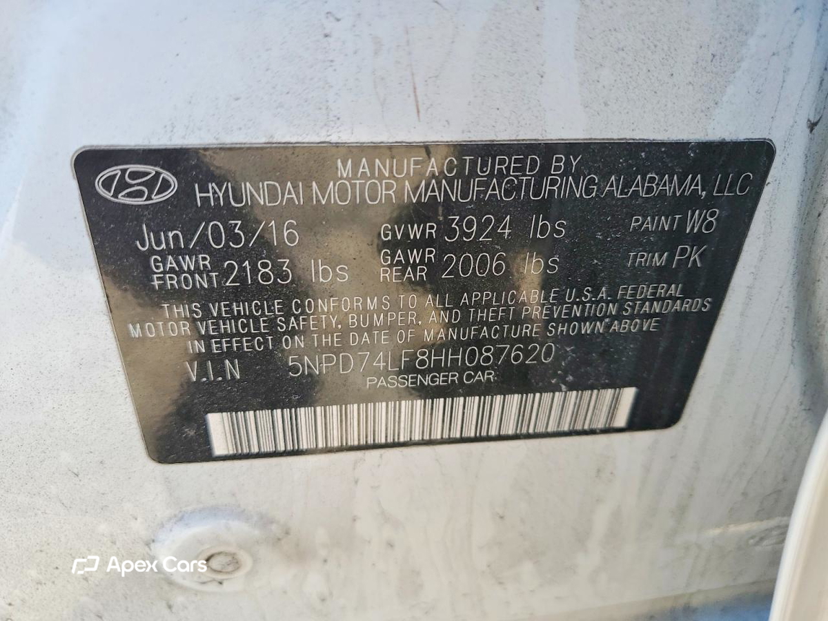 Hyundai Elantra 2017